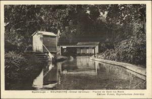 Guadeloupe Gourbeyre  Piscine c1920 Postcard jrf