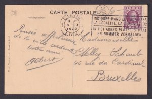 Vintage Postcard Belgium Liege Commerce Bridge 1925