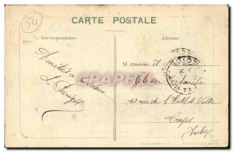 Toul - Garden of & # 39Hotel City - Old Postcard