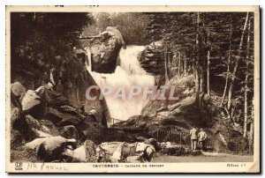 Old Postcard Cauterets cascade Cerisey