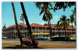 c1960 Pioneer Inn Lahaina Exterior Building Maui Hawaii Vintage Antique Postcard