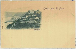 33435-Postcards Vintage Postcard-Germany-Greetings from St Goar 