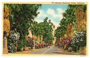 Postcard HIGHWAY SCENE Fresno California CA AR7345