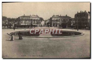 Old Postcard Dijon People's Square
