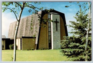 Taylor College & Seminary, Edmonton AB, North American Baptists, Chrome Postcard