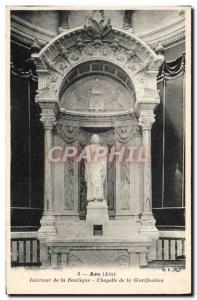 Old Postcard From Ars Interior Chapel Basilica of the glorification