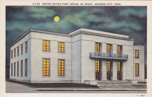 Tennessee Johnson City United States Post Office By Night