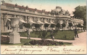 Germany Potsdam Schloss Sanssouci Vintage Postcard 01.44