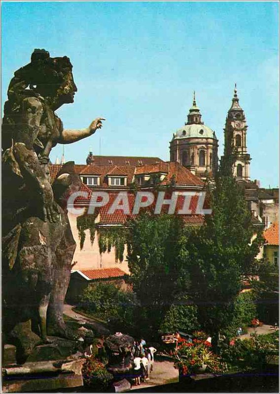 Postcard Modern Praha Church of St. Nicolas
