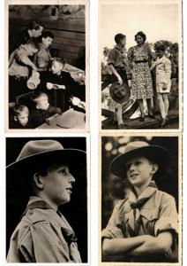 SCOUTING SCOUTISME BELGIAN ROYALTY ROYAUTÉ BELGIUM 14 CPA