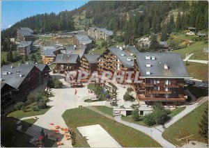 Postcard Modern Anzere the heart of the resort