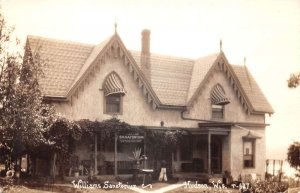 Hudson Wisconsin Williams Sanatorium Real Photo Vintage Postcard AA63700