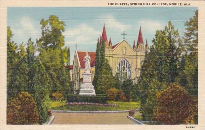 Alabama Mobile The Chapel Spring Hill College Curteich