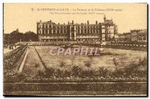 Old Postcard Saint Germain en Laye and Chateau Le Parterre