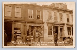 J87/ Bridgeport Ohio RPPC Postcard c10 Flood Disaster 6 Leaped to Death 1011