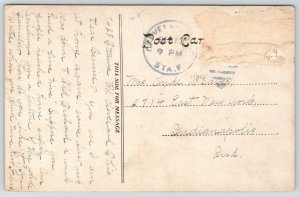 Old Orchard Maine~Old Orchard House Hotel Driveway~Wrap Around Porch~1913 PC