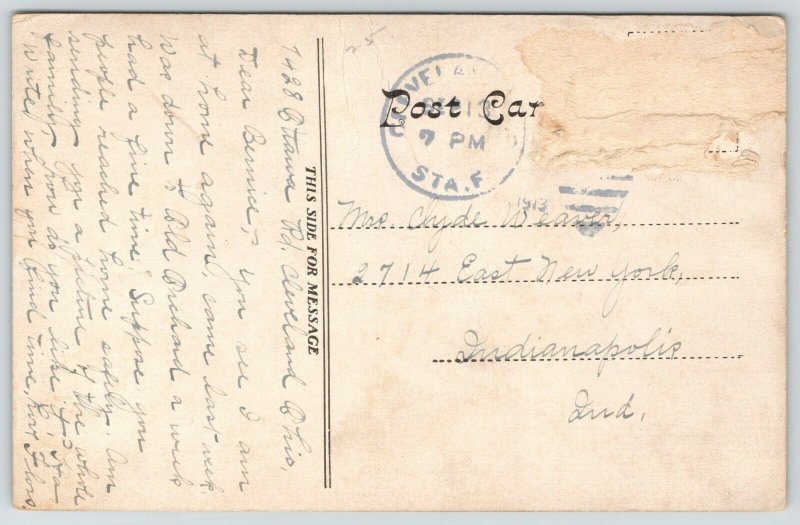 Old Orchard Maine~Old Orchard House Hotel Driveway~Wrap Around Porch~1913 PC