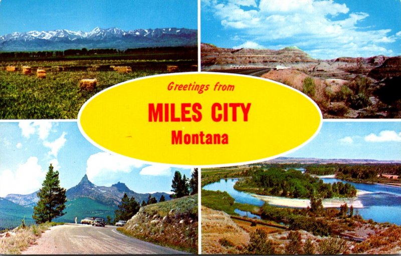 Montana Greetings From Miles City Multi View