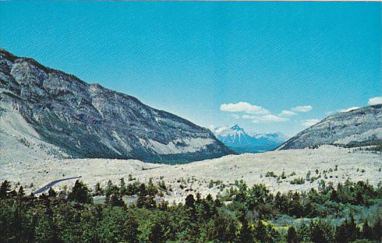 Famous Frank Slide Turtle Mountain Frank Alberta Canada