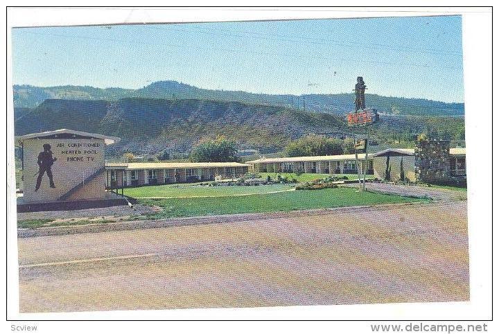 KAMLOOPS, British Columbia, Canada, 1940-1960´s; Davy Crockett Motel