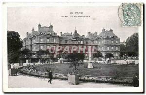 Paris Old Postcard Luxembourg Palace