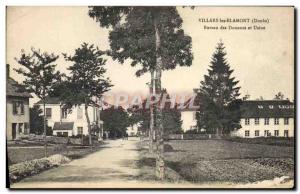 Old Postcard Customs Customs Villars les Blamont Customs and factory