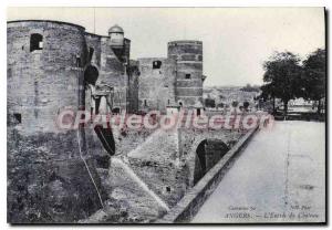 Old Postcard Angers Entree Du Chateau