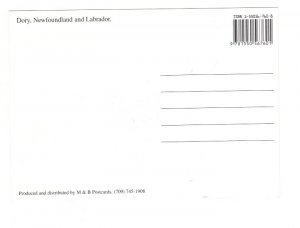 Dory, Newfoundland and Labrador, Large 5 X 7 Postcard