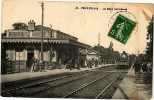 CPA AK COURBEVOIE - La Gare (211200)