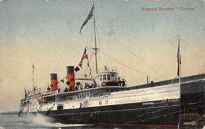 Niagara Steamer Corona River Steamship Steamer Ship 