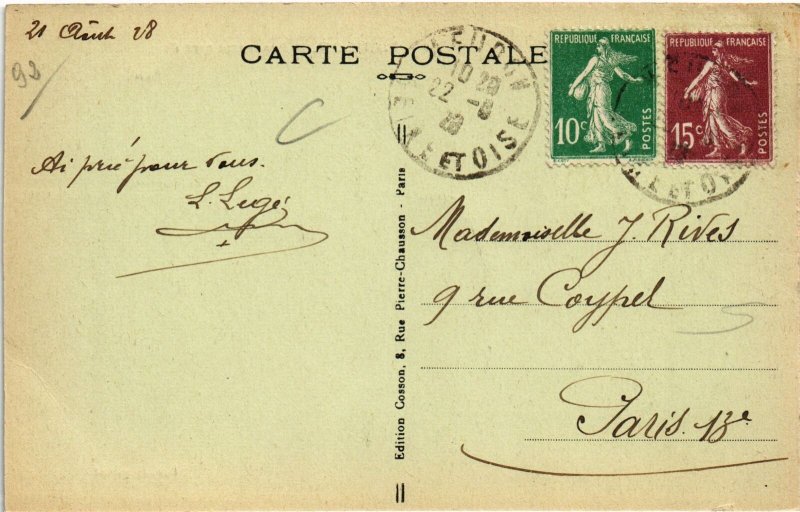 CPA Meudon Panorama vers Paris (1315581)