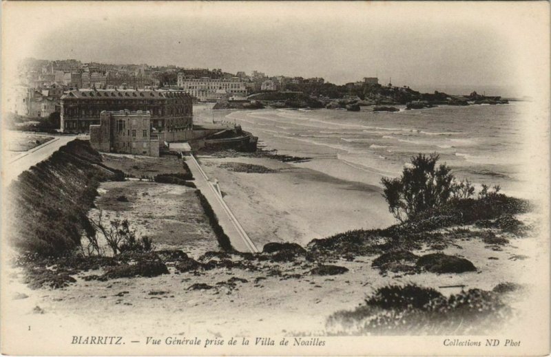 CPA Biarritz vue generale prise de la Villa de Noailles FRANCE (1126403)