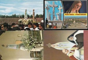 Holy Mary Statue Portugal Fatima 4x Postcard s