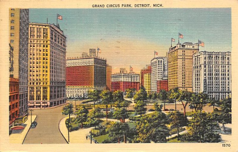 Grand Circus Park Detroit, Michigan MI  