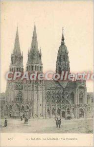 Old Postcard Bayeux Cathedral Overview