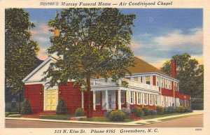 Murray Funeral Home Greensboro, NC USA Funeral Home Unused 