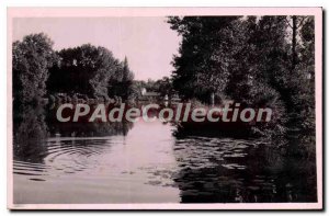 Old Postcard On Montpon Dordogne I'Isle Bords De I'Isle