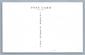 MONTAUK POINT LONG ISLAND NY LIGHTHOUSE ANTIQUE POSTCARD 