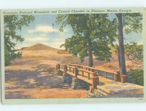 Linen RUSTIC BRIDGE Macon Georgia GA AD6794