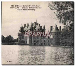 Postcard Old Chateau Loire Inner Missillac Chateau Bretesche facade is on the...