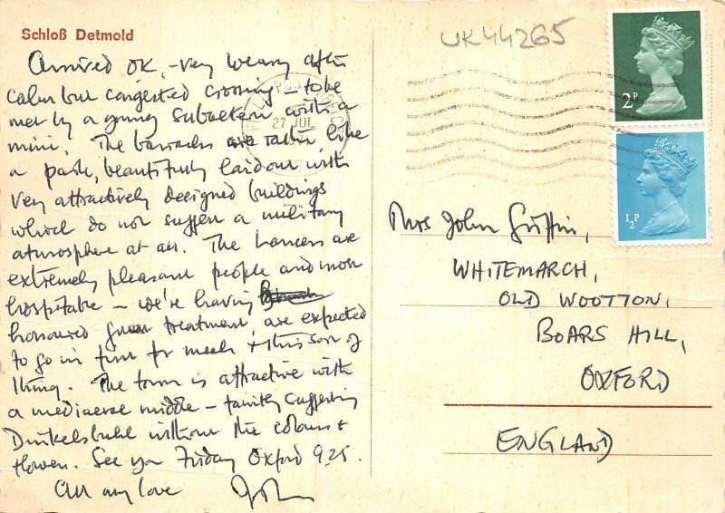 uk44265 schloss detmold germany