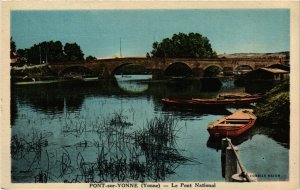 CPA PONT-sur-YONNE - Le Pont National (658492)