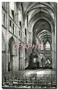 Modern Postcard Cathedral of St Pol de Leon Finistere Central Nave