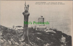 France Postcard - Saint-Pierre - La Vierge Des Marins Charroyee De.... RS25584