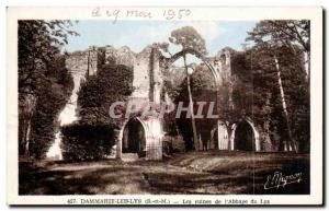 Dammarie les Lys - Ruins of the Abbey - Old Postcard