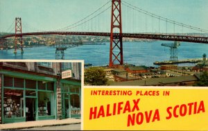 Canada Halifax Interesting Places The Book Store Limited and The Angus I MacD...