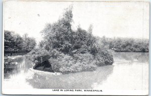 Postcard - Lake In Loring Park - Minneapolis, Minnesota