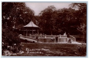 Ramsgate Kent England Postcard Ellington Park c1920's Antique RPPC Photo