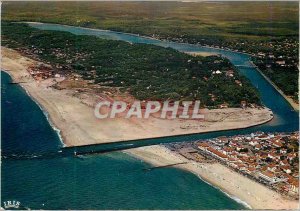 Postcard Modern Capbreton Hossegor (Landes) Views of Heaven Beaches Lake