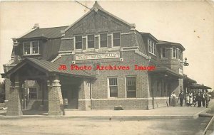 Depot, Minnesota, Thief River Falls, RPPC, Soo Railroad, 1919 PM, Photo